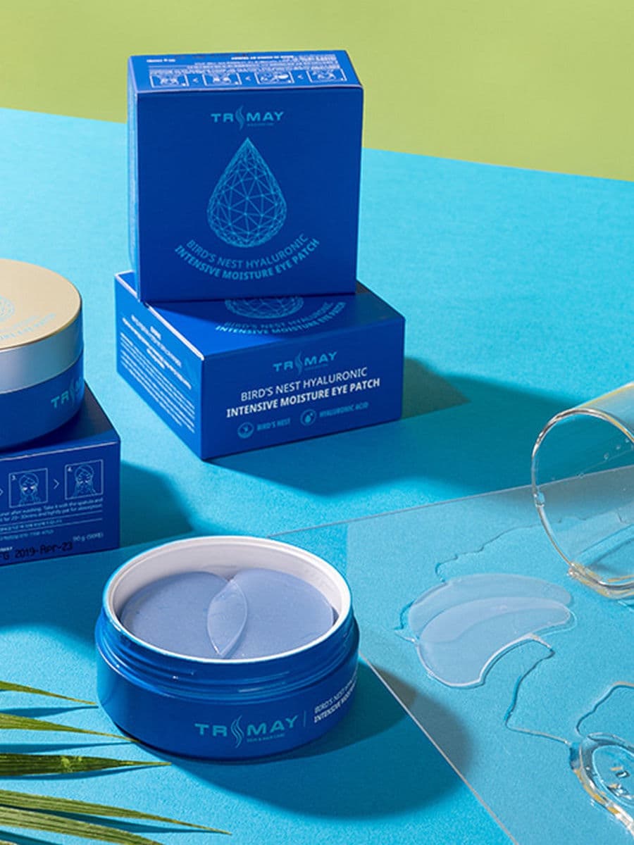 Увлажняющие патчи с экстрактом ласточкина гнезда и гиалуроновой кислоты TRIMAY