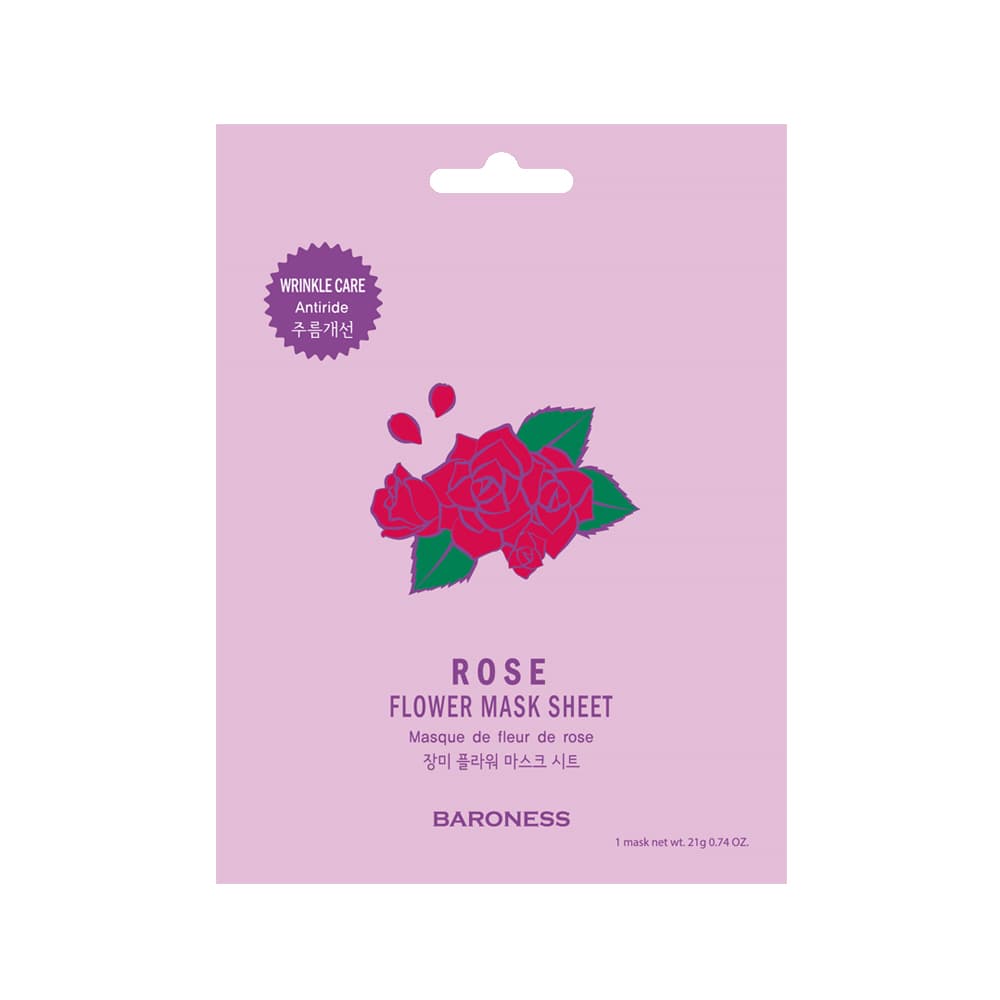 Тканевая маска с экстрактом цветов розы Baroness