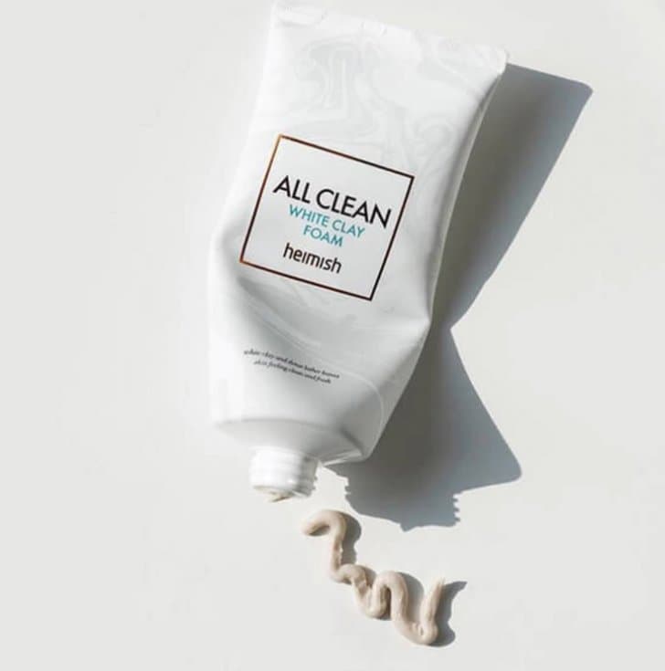 Пенка для умывания с экстрактом белой глины Heimish