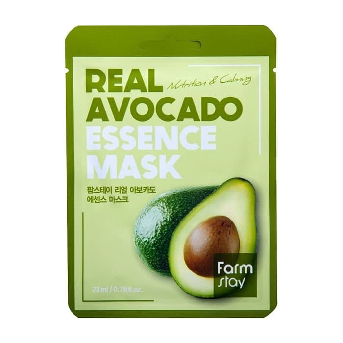 Тканевая маска для лица с экстрактом авокадо FarmStay