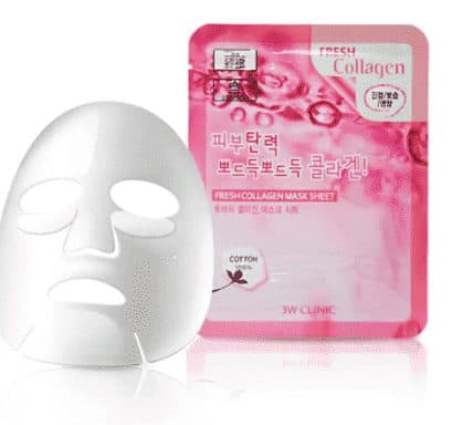 Тканевая маска для лица с коллагеном 3W Clinic