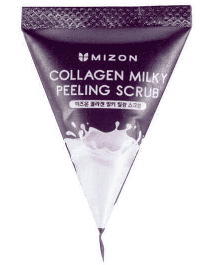 Скраб для лица с коллагеном и молочным белком Mizon