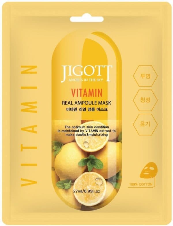 Тканевая маска с витаминным комплексом Jigott