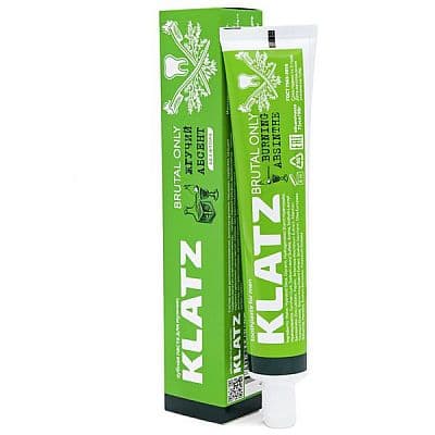 Зубная паста для мужчин жгучий абсент Klatz