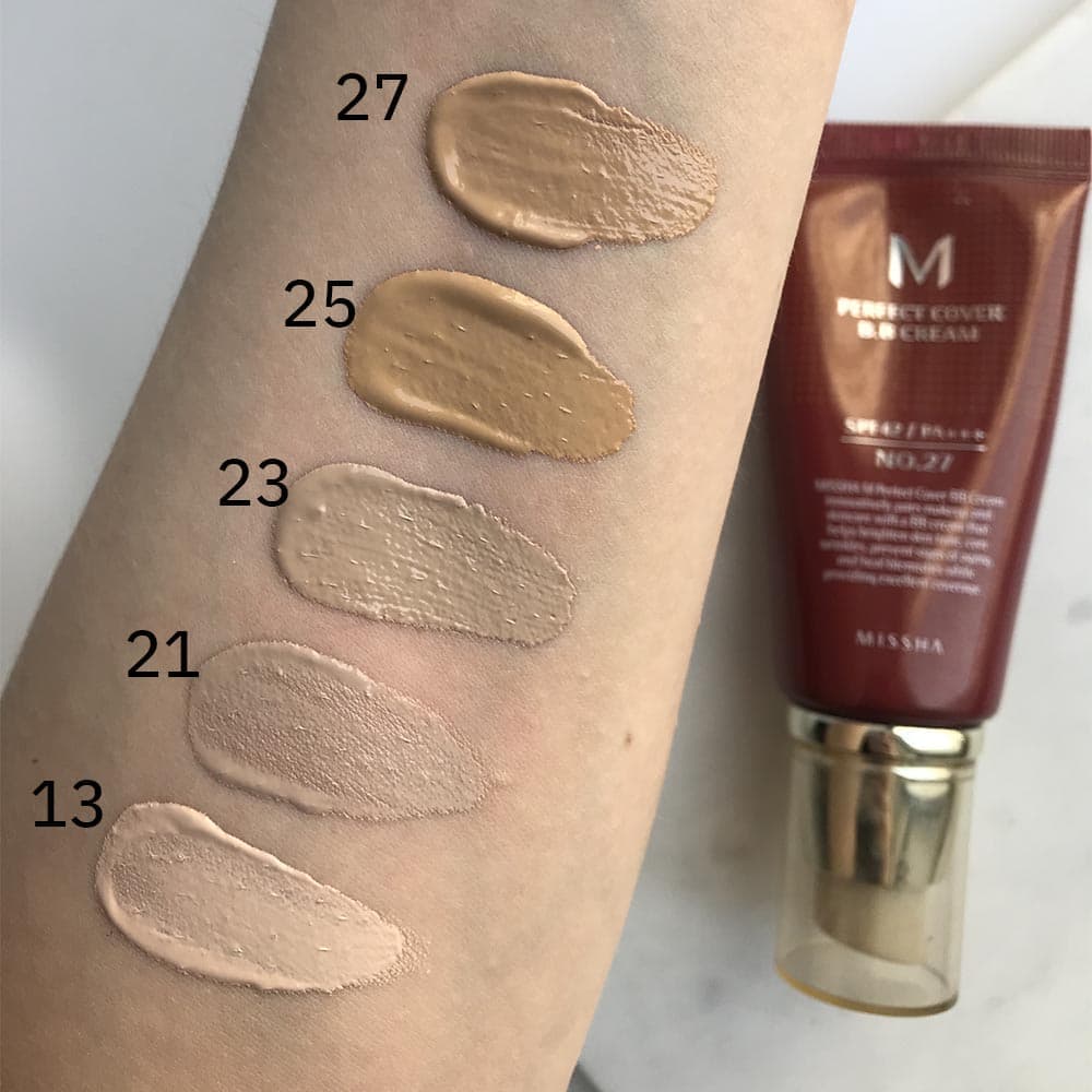 Тональный BB крем 21 оттенок Missha SPF42/PA+++ Тональный BB крем 21 оттенок Missha SPF42/PA+++