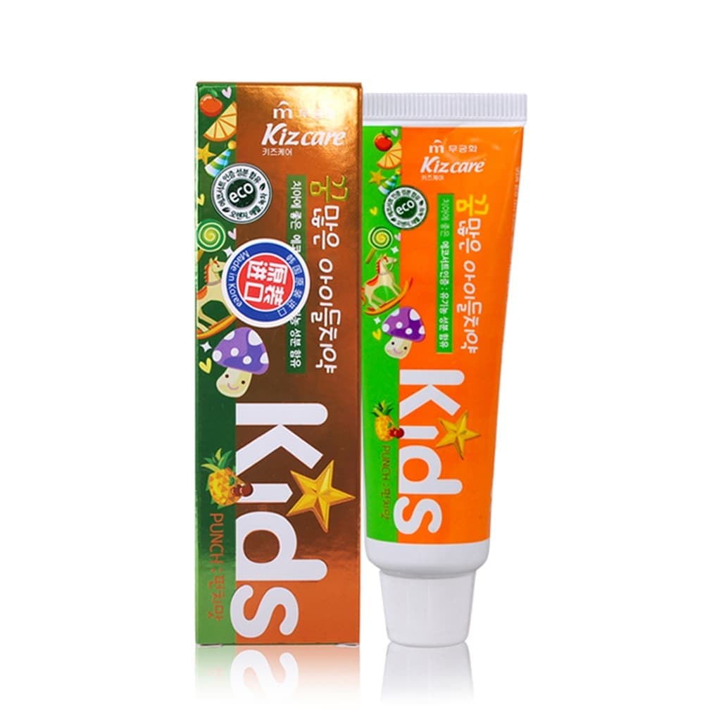 Детская зубная паста с тропическим вкусом Kizcare Детская зубная паста с тропическим вкусом Kizcare
