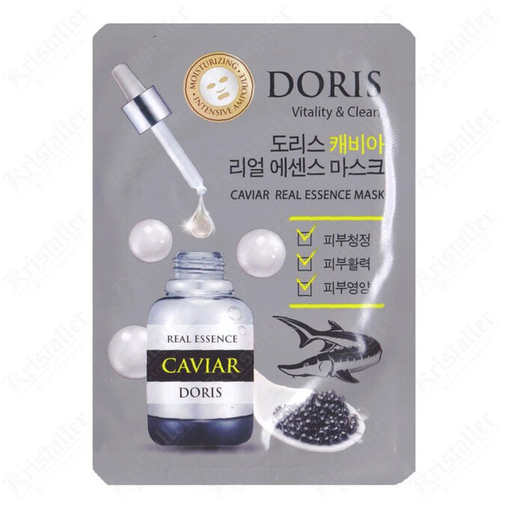 Антивозрастная тканевая маска с экстрактом икры Doris Антивозрастная тканевая маска с экстрактом икры Doris