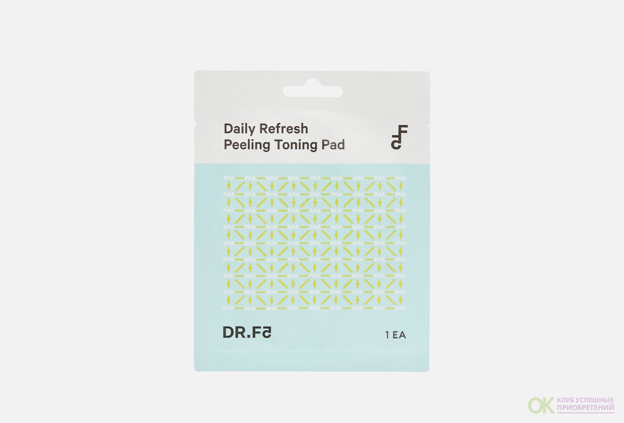 Тонизирующие пэды для глубокого очищения Dr.F5