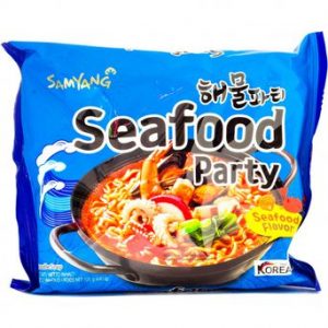 Лапша со вкусом морепродуктов Samyang