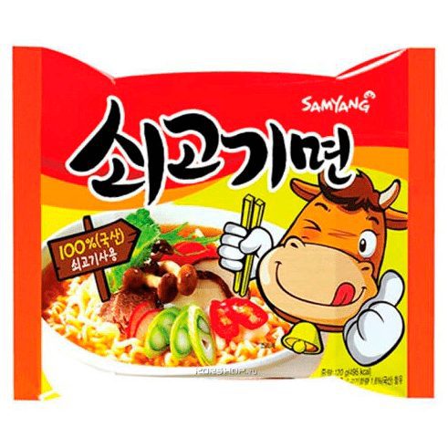 Лапша со вкусом говядины Samyang Лапша со вкусом говядины Samyang