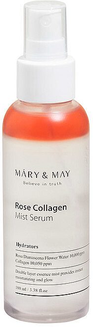 Мист-сыворотка для лица с дамасской розой Mary&May