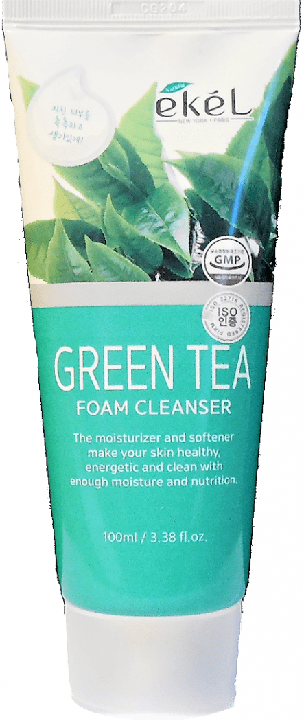 Очищающая пенка с экстрактом зеленого чая Ekel
