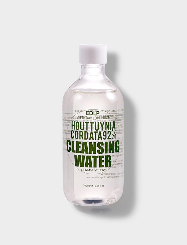 Очищающая вода для лица с экстрактом цветка хауттюйнии Derma Factory Очищающая вода для лица с экстрактом цветка хауттюйнии Derma Factory