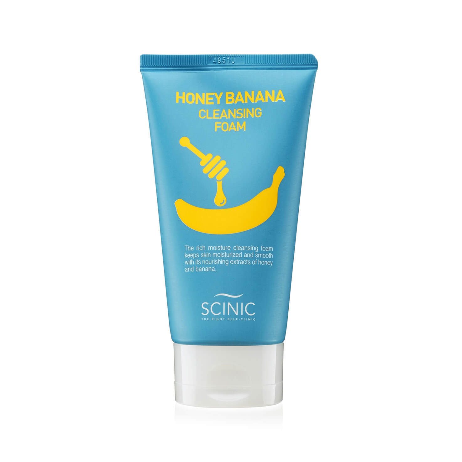 Питательная пенка для умывания с медом и бананом Scinic