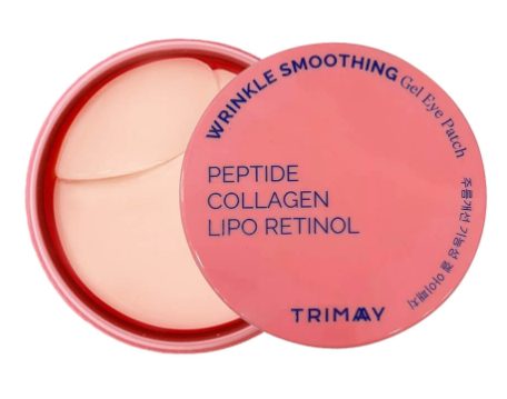 Разглаживающие патчи для век с пептидами и ретинолом Trimay