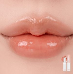 Тающий оттеночный бальзам для губ тон 01 абрикосово-бежевый Rom&Nd