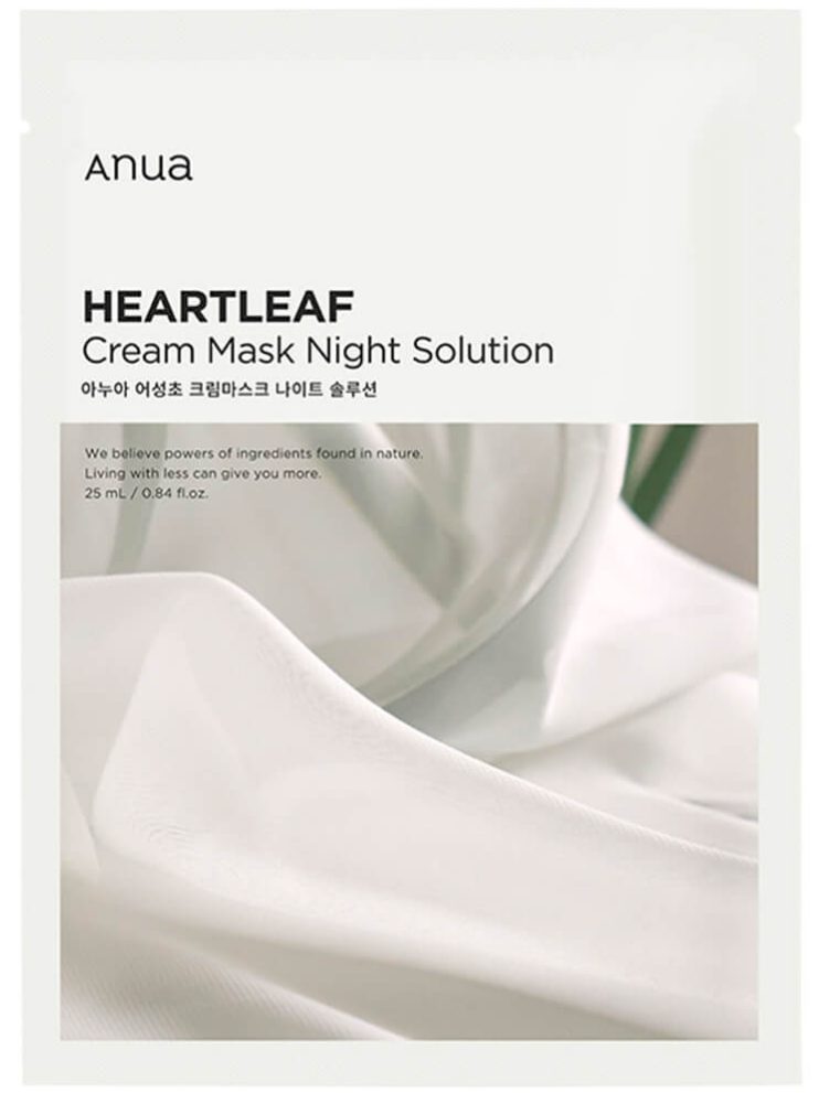 Барьерная тканевая крем-маска с хауттюйнией Anua