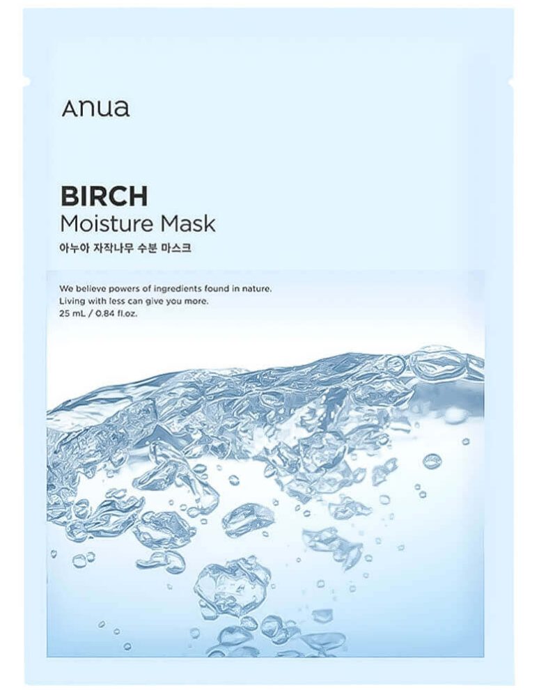 Увлажняющая тканевая маска с берёзовым соком Anua