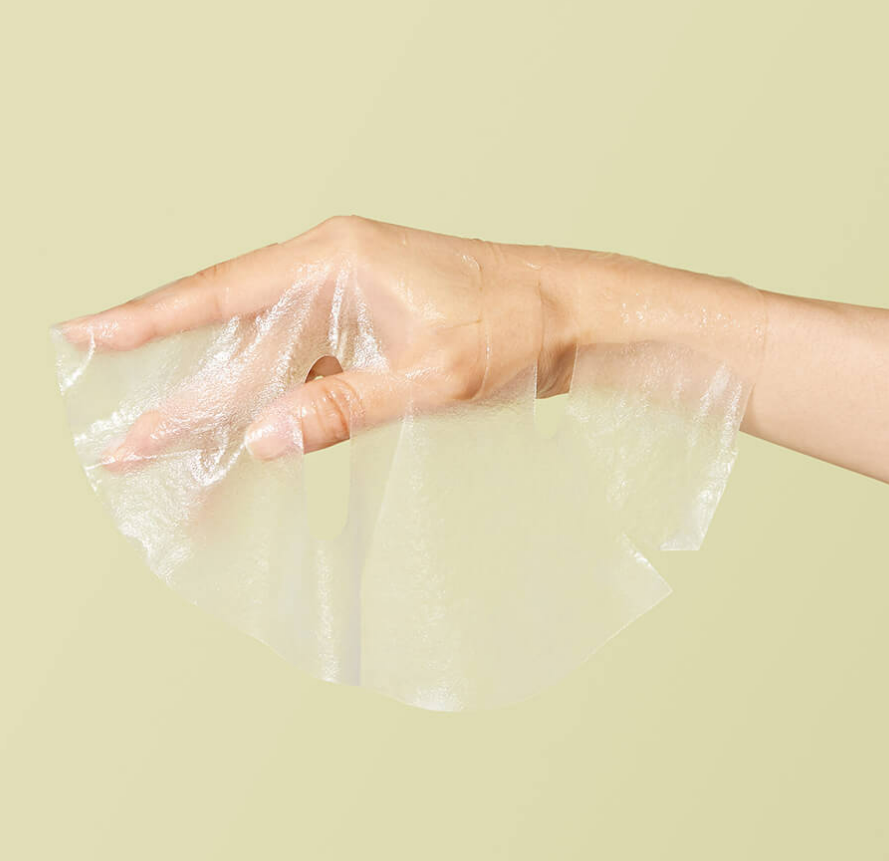 Осветляющая тканевая маска с зелёным лимоном Anua