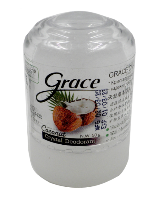 Дезодорант кристаллический кокос натуральный Grace Дезодорант кристаллический кокос натуральный Grace