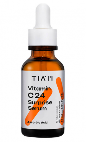 Осветляющая антиоксидантная сыворотка с 24% витамина C Tiam