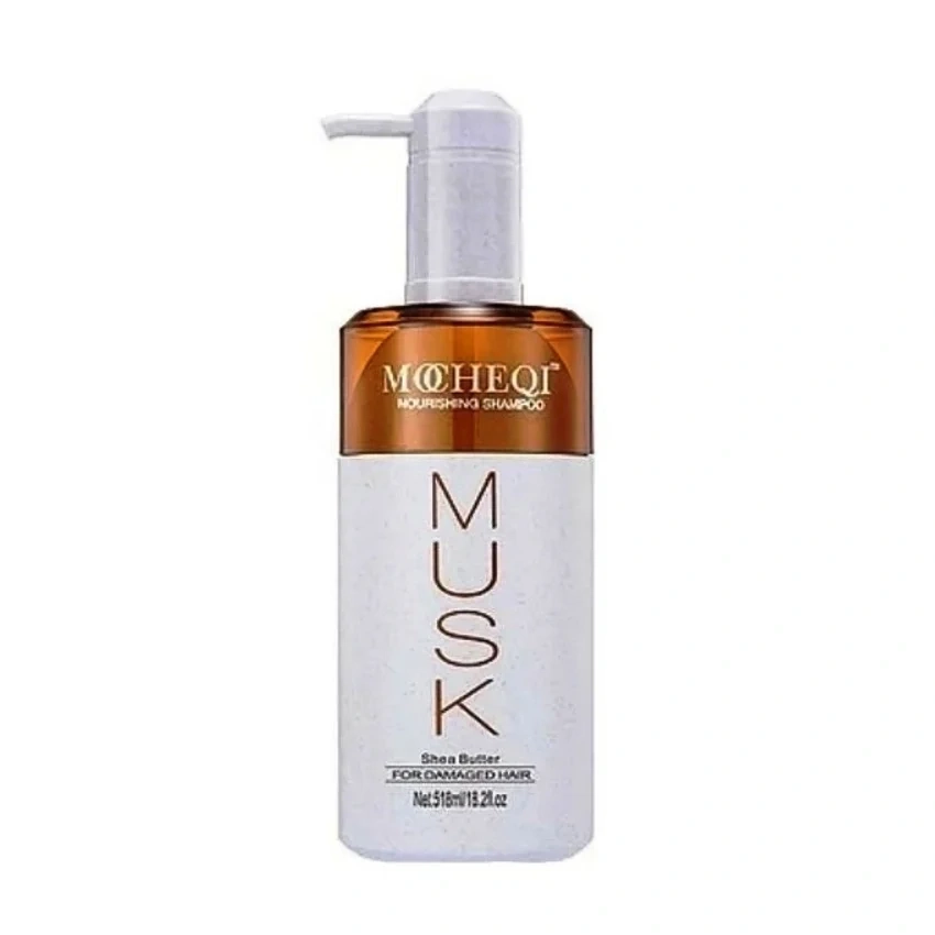 Шампунь для сухих, поврежденных, окрашенных волос с гидролизованным кератином и маслом ШИ MOCHEQI
