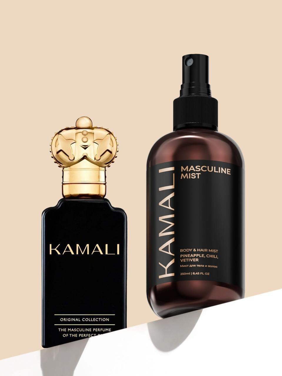 Мист для тела и волос MASCULINE Kamali