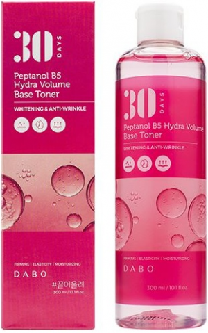 Укрепляющий тонер для лица с пептидами и витамином B5 DABO